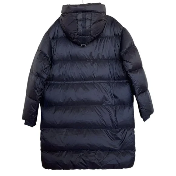 Parajumpers Coat Jacket Womens Size Large L Black Polar Puffer Long Hooded Eira